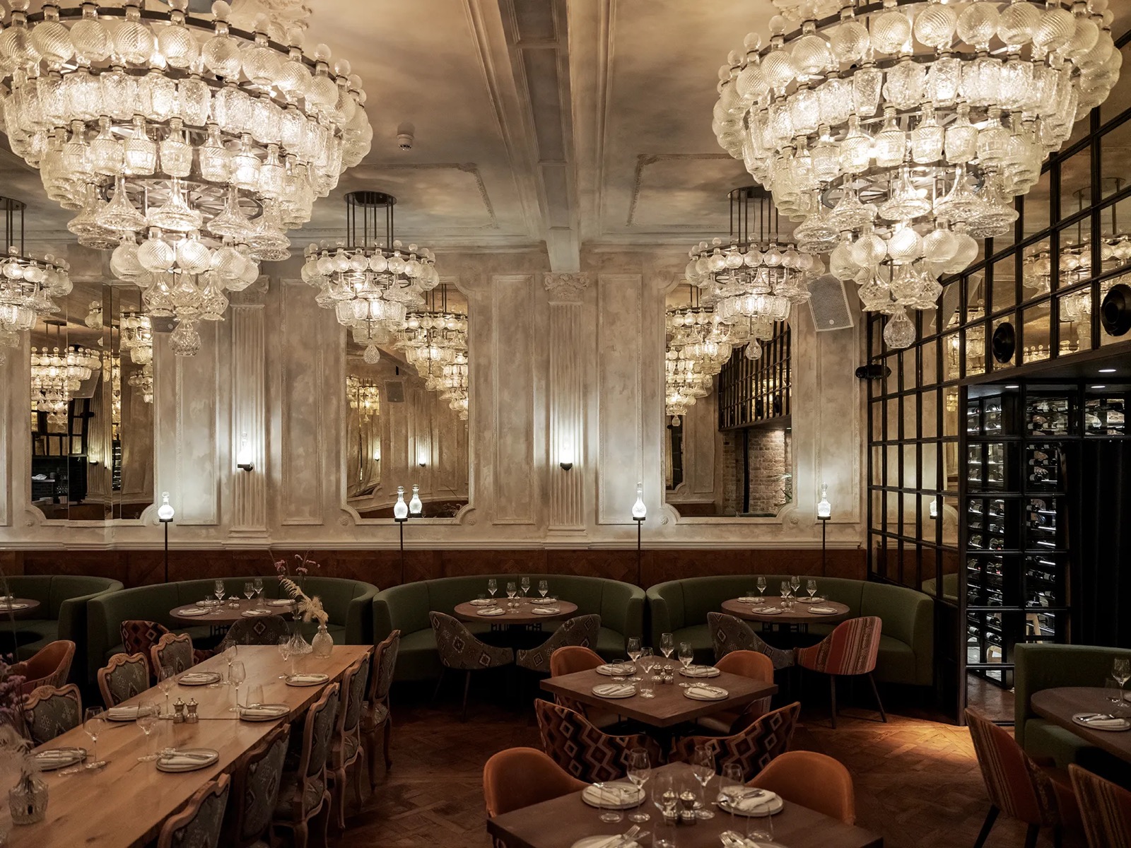The downstairs dining room at Sucre